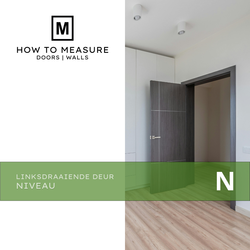 Linksdraaiende Deur Niveau