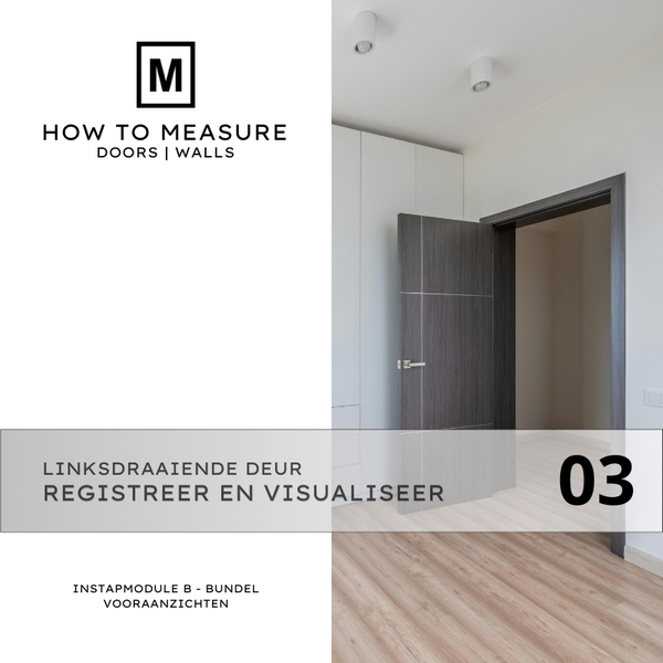 Linksdraaiende Deur Instapmodule B Bundel 03 vooraanzichten