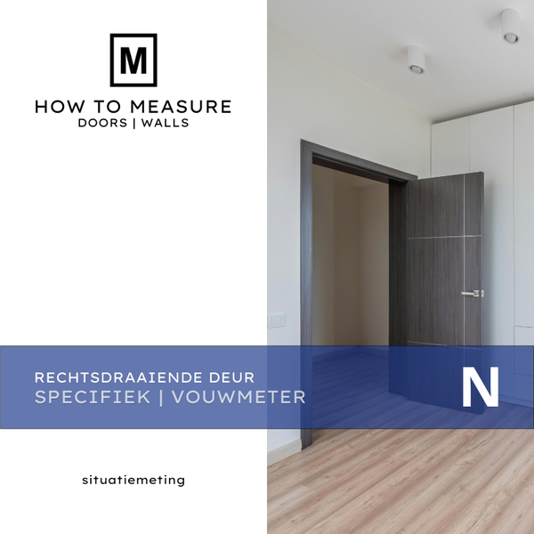 Rechtsdraaiende Deur – Deuropening Analyseren met Vouwmeter – PDF-Cursus voor Thuisstudie