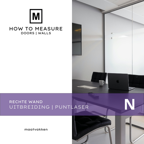 Rechte Wand – Registratie Breedte en Hoogte Opmeting – PDF-Cursus voor Thuisstudie