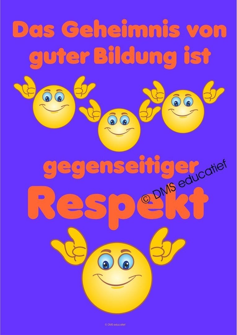 Poster Respekt 'Das Geheimnis'