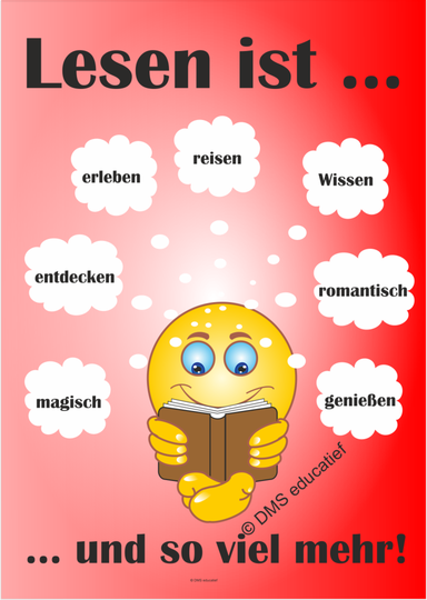 Poster 'Lesen ist ...'