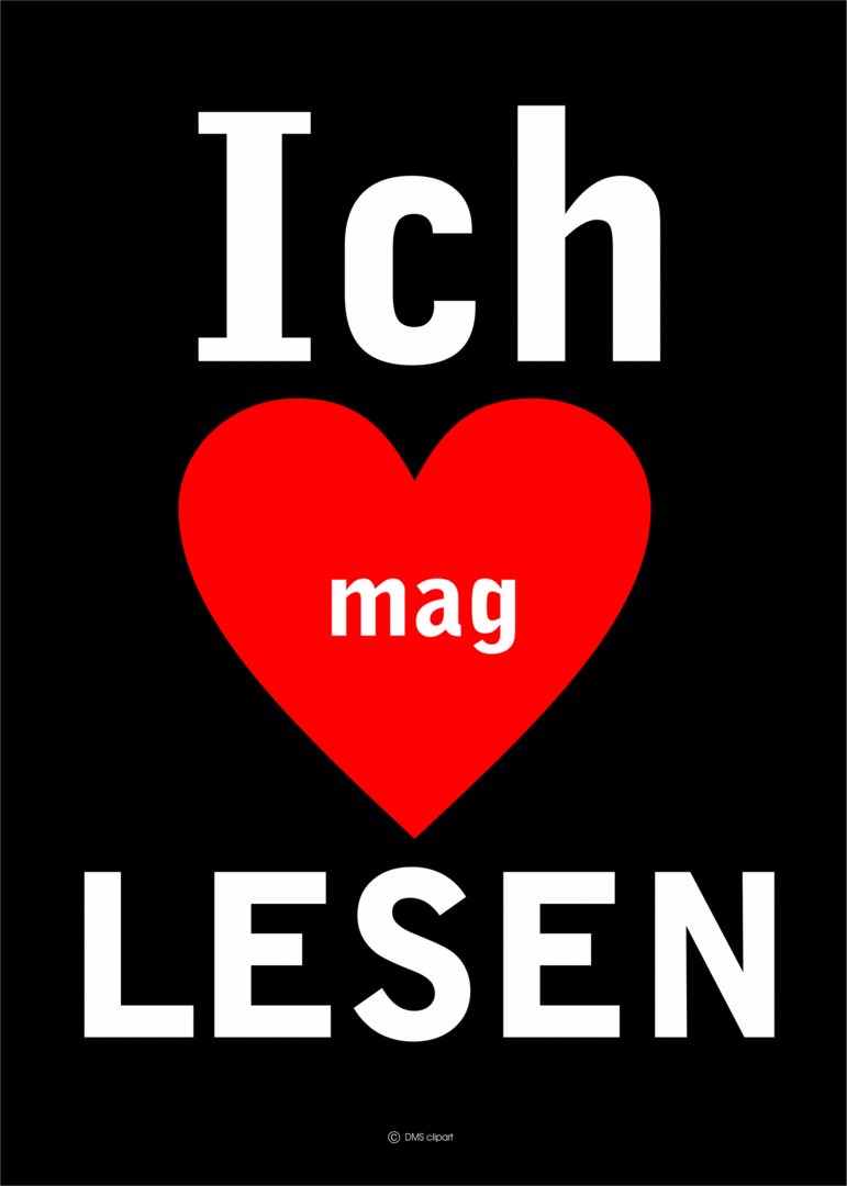 Poster 'Ich mag Lesen'