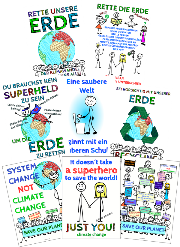 Plakat-Paket 'Klimawandel'