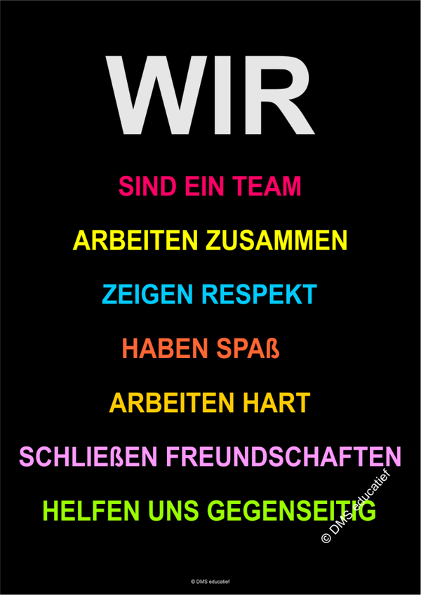 Poster 'WIR' A3