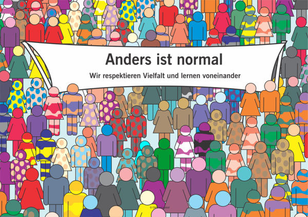 Poster Anders ist normal