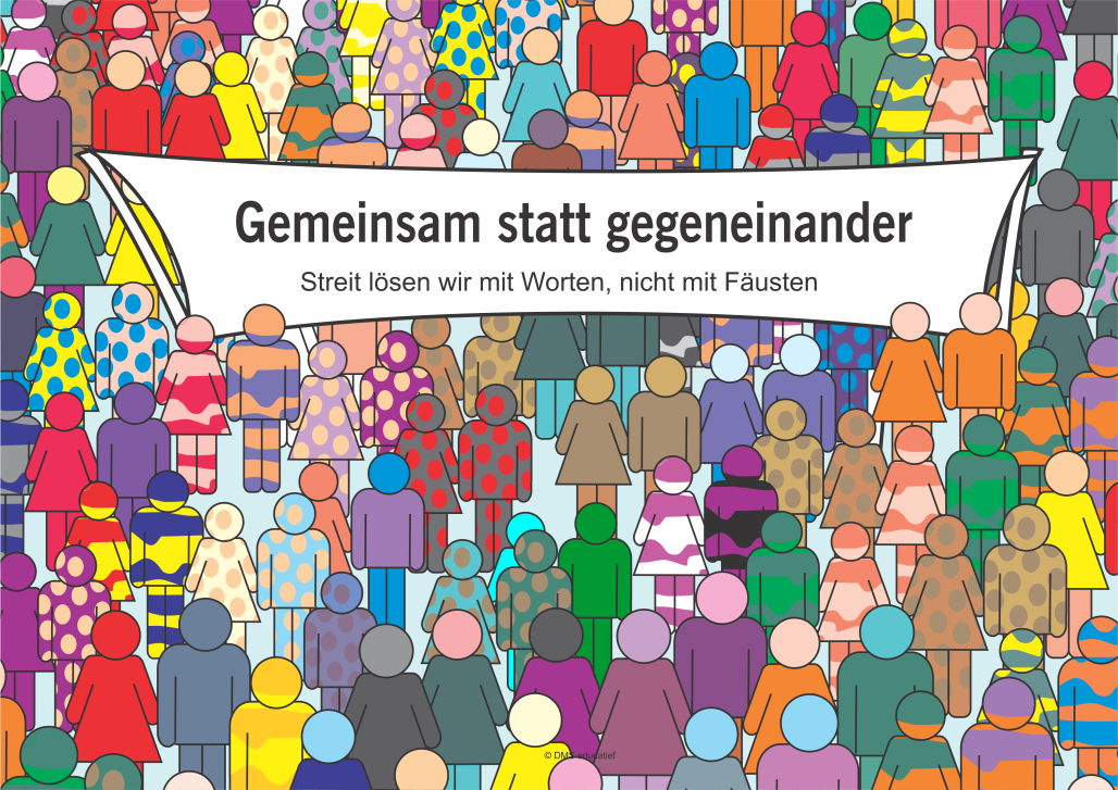 Poster Gemeinsam statt gegeneinander