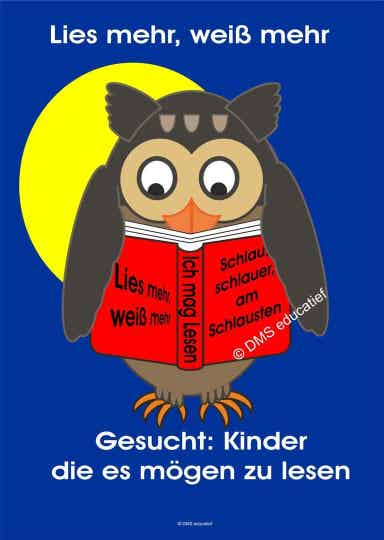 Poster 'Lies mehr, weiß mehr'