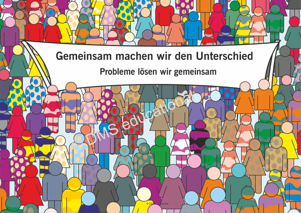 Poster „Probleme lösen wir gemeinsam“