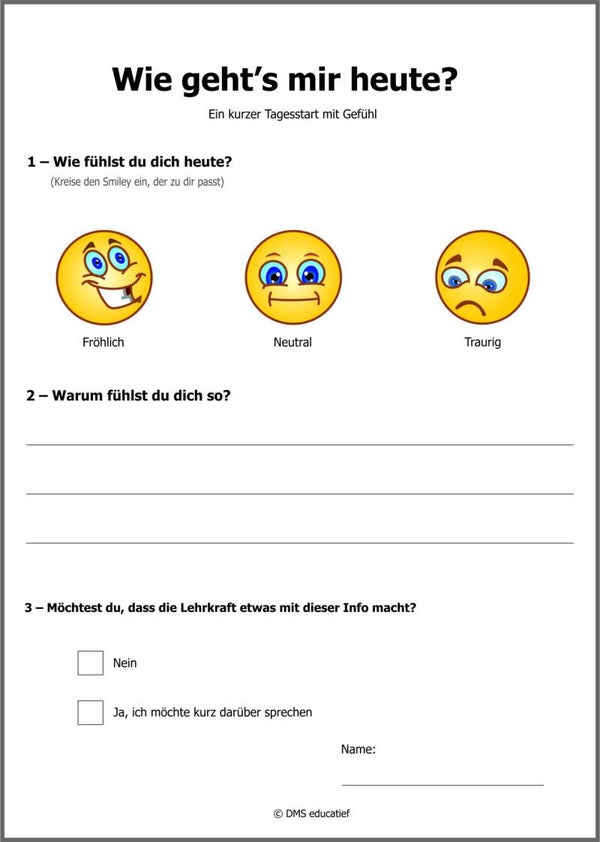 Übung: Smiley Check-in & Check-out