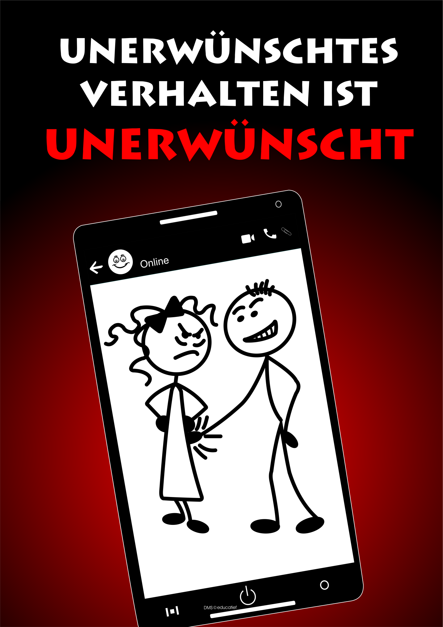 Poster ''Unerwünschtes Verhalten' A3