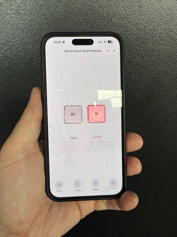 STORM Remote app plus relais