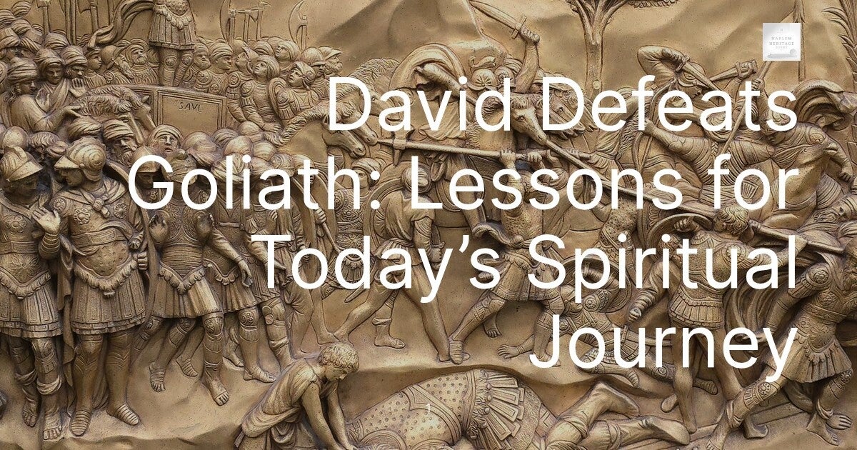 David Defeats Goliath: Lessons for Today’s Spiritual Journey