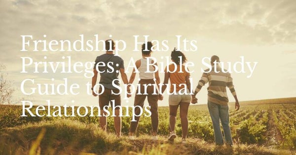 Friendship Has Its Privileges: A Bible Study Guide to Spiritual Relationships