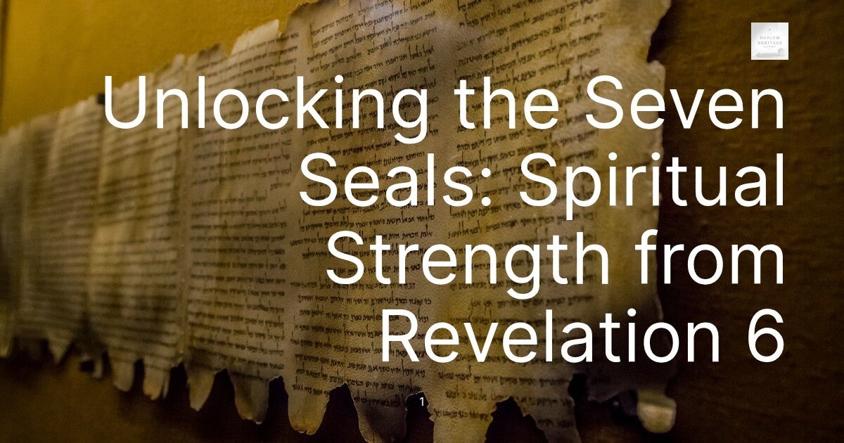 Unlocking the Seven Seals: Spiritual Strength from Revelation 6