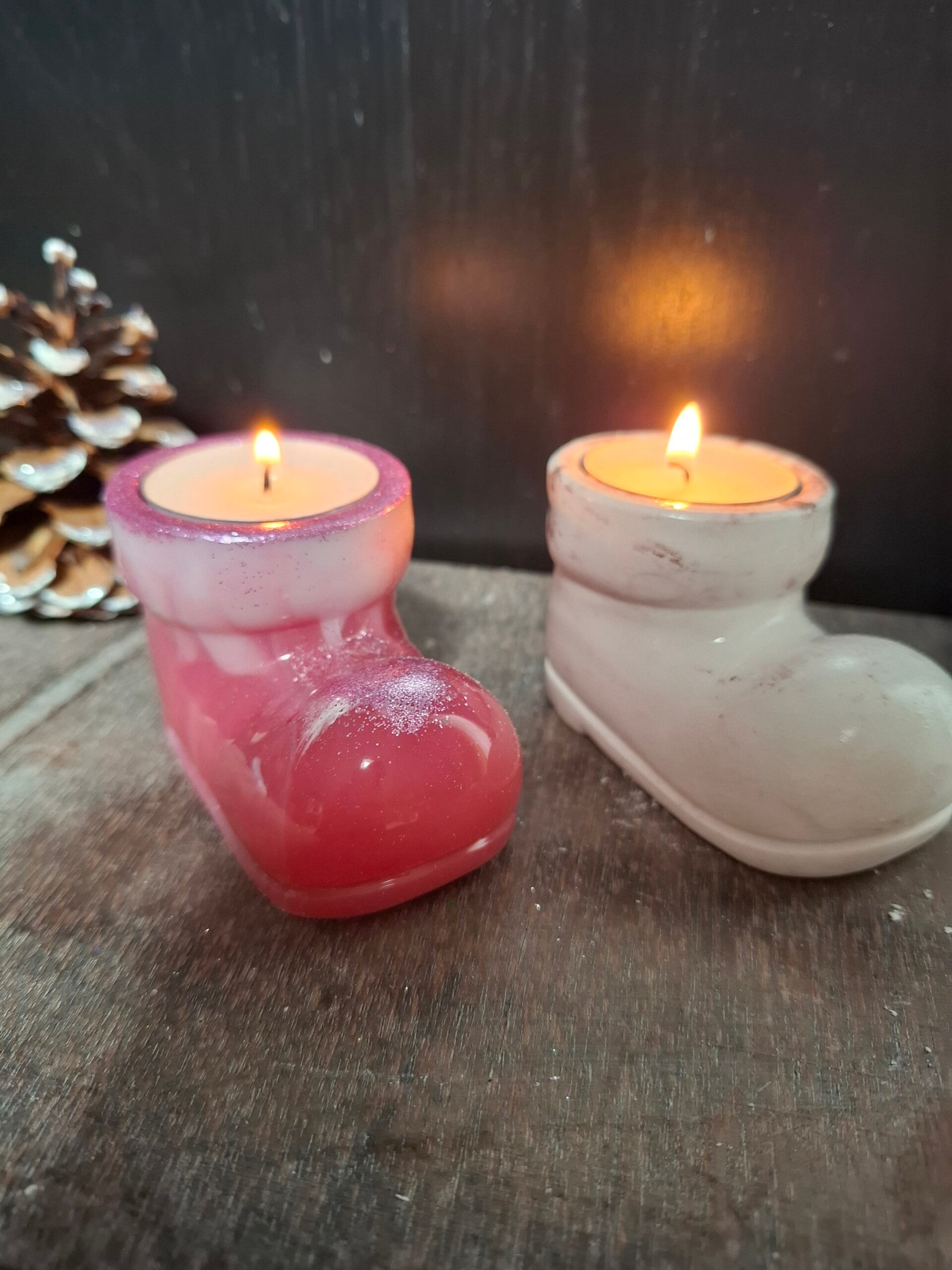 Nikolausstiefel Teelichthalter