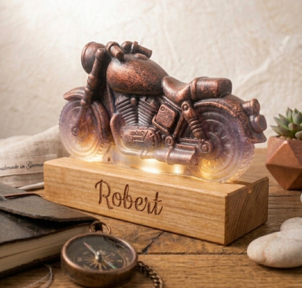 Motorrad aus Epoxidharz