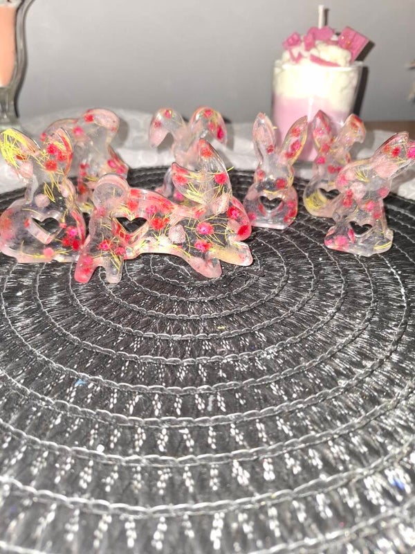 Osterhasen einzeln oder im 7er Set Schnuppelhasen