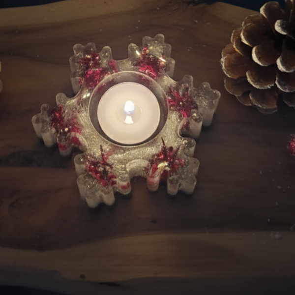 Snowflake Daylight Teelichhalter