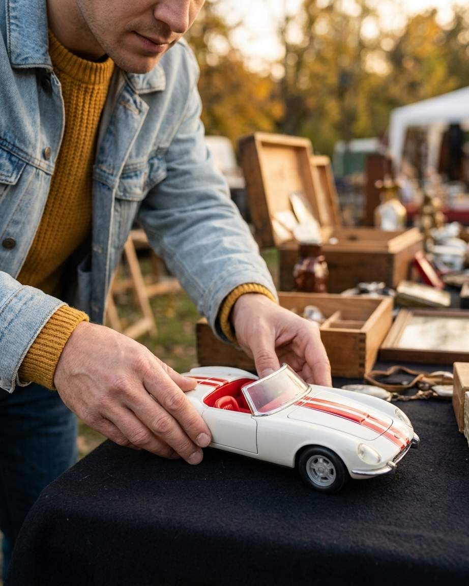 Großer Flohmarkt mit Trödel und Vintage auf dem Messeplatz in Idar-Oberstein