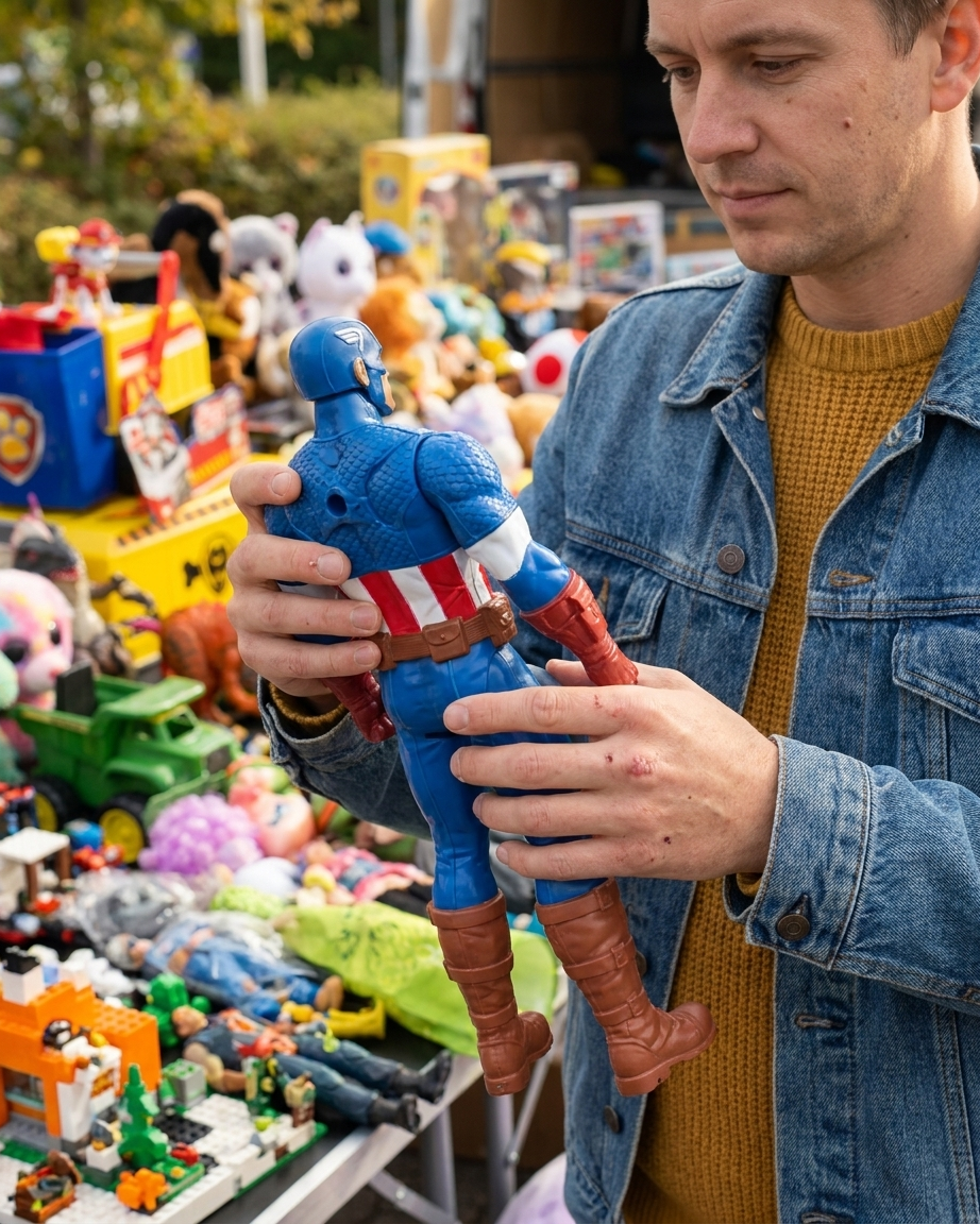 Großer Flohmarkt mit Trödel und Vintage auf dem Messeplatz in Idar-Oberstein