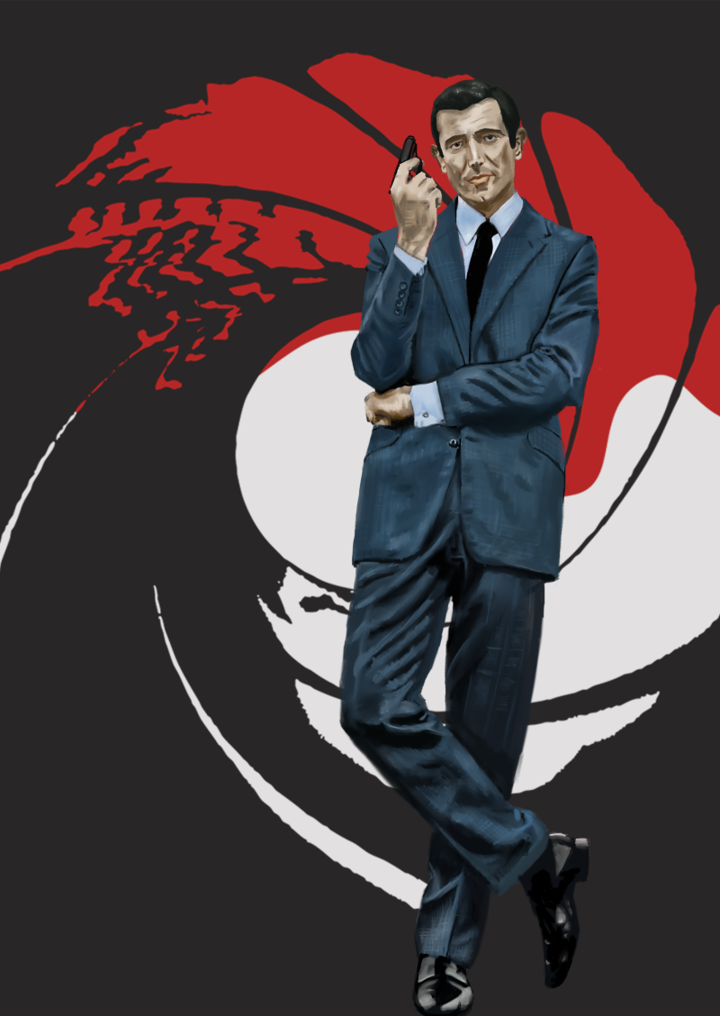 George Lazenby as James Bond