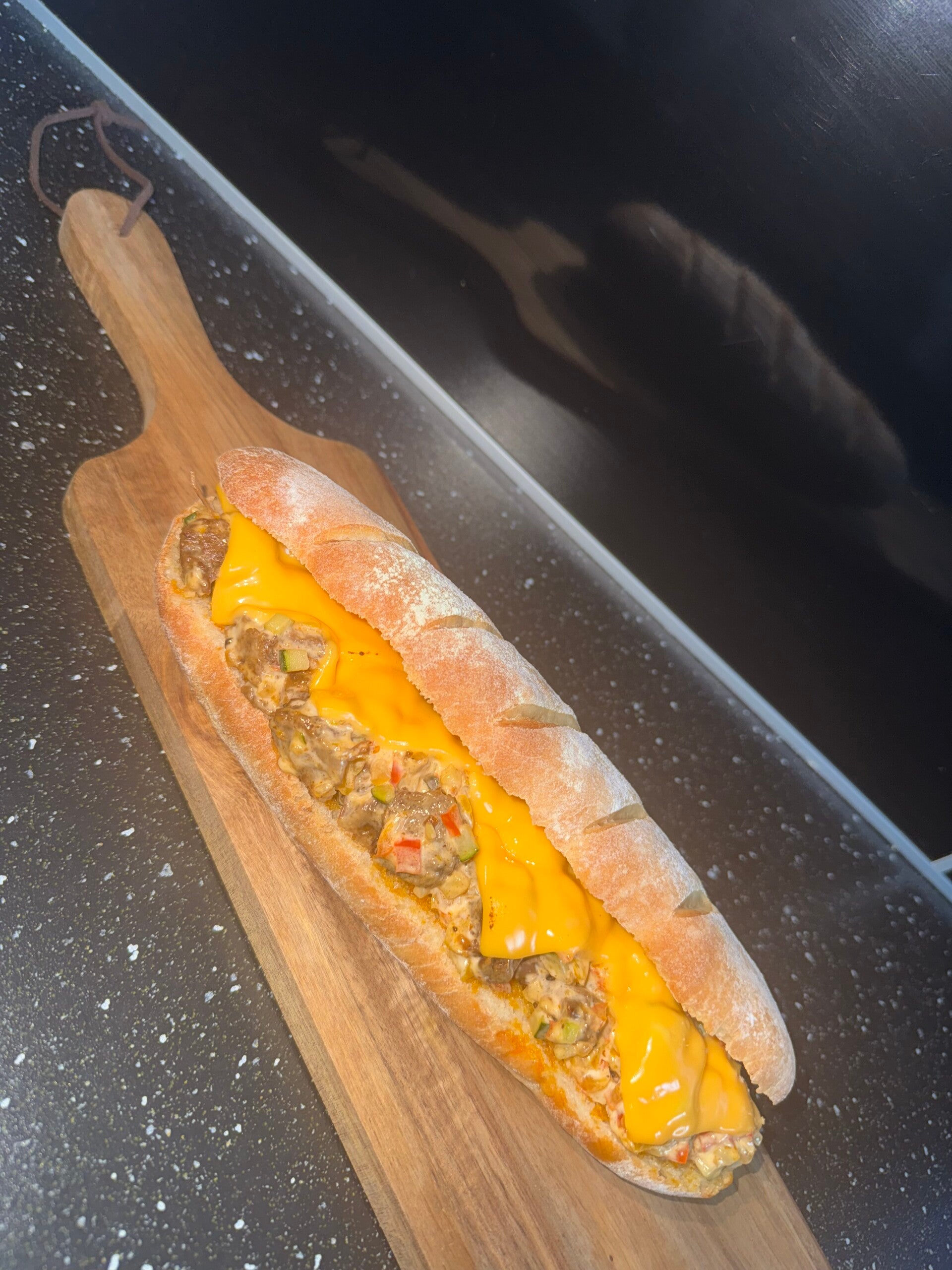 Broodje philly cheesesteak