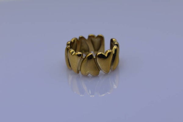 anillo corazones unidos