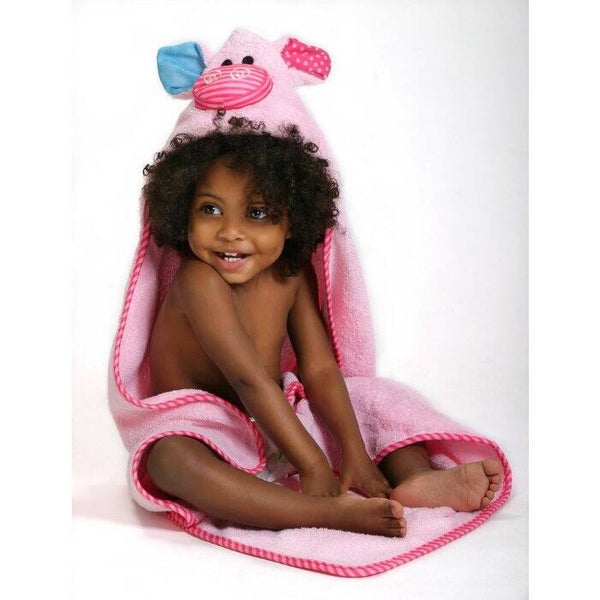 Zoocchini baby badcape - Pinky the Piglet  0-18 maanden