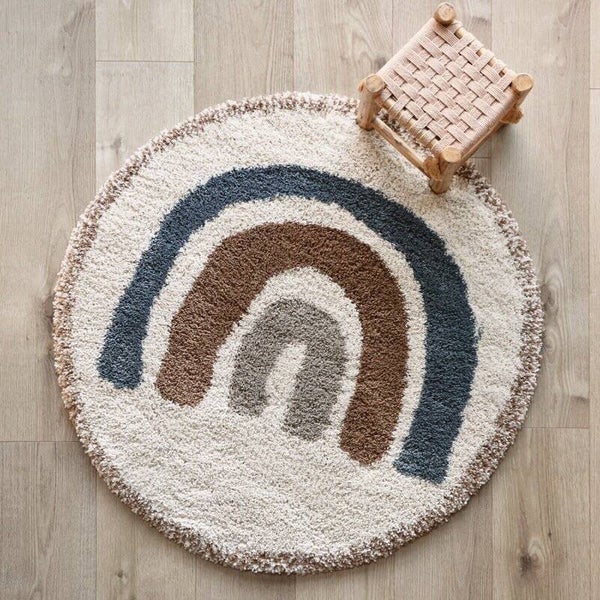 Bohemian Rainbow Blue regenboog kindertapijt