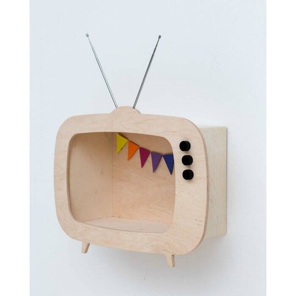 TV-plank „Teevee” houten