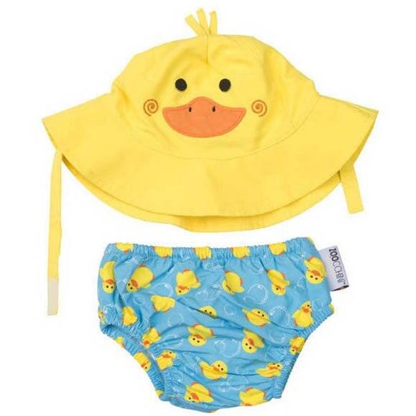 Zoocchini UV zwemluier setje Puddles the Duck
