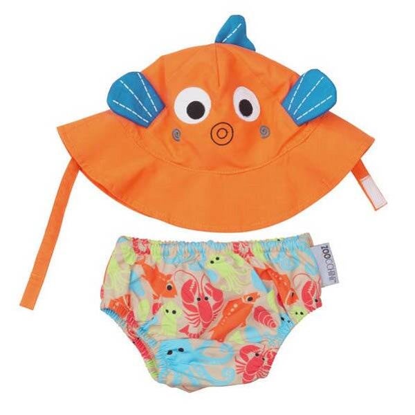 Zoocchini UV zwemluier setje Sushi the Tropical Fish