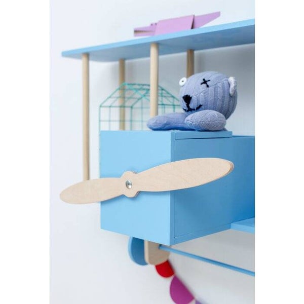 Blauwe Tweedekker plank Dashy
