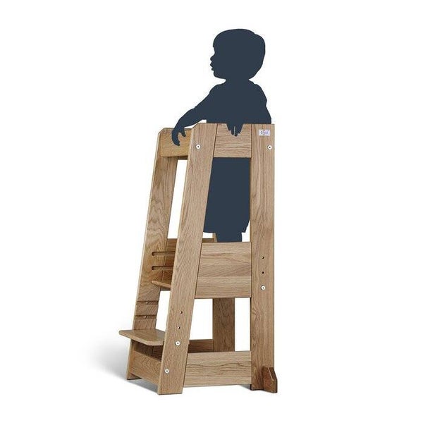 tiSsi® leertoren, ontdekking die meegroeit met het kind Massief EIKEN