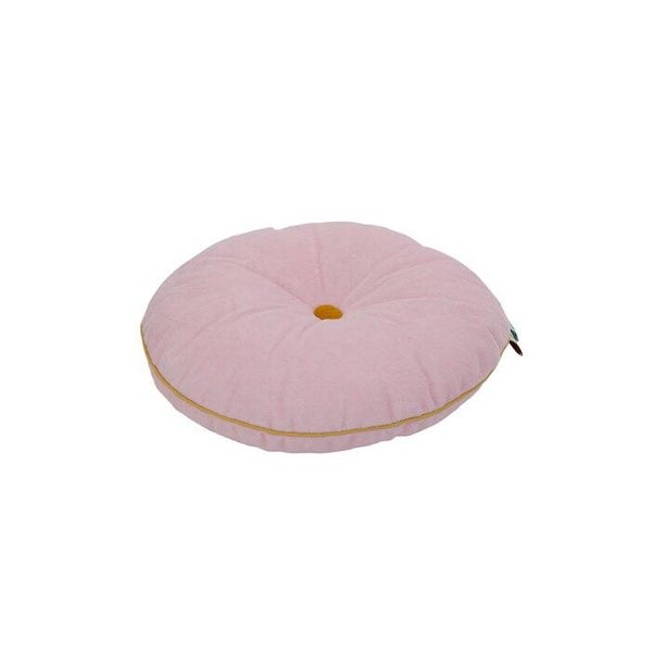 Kussen met roze knopen