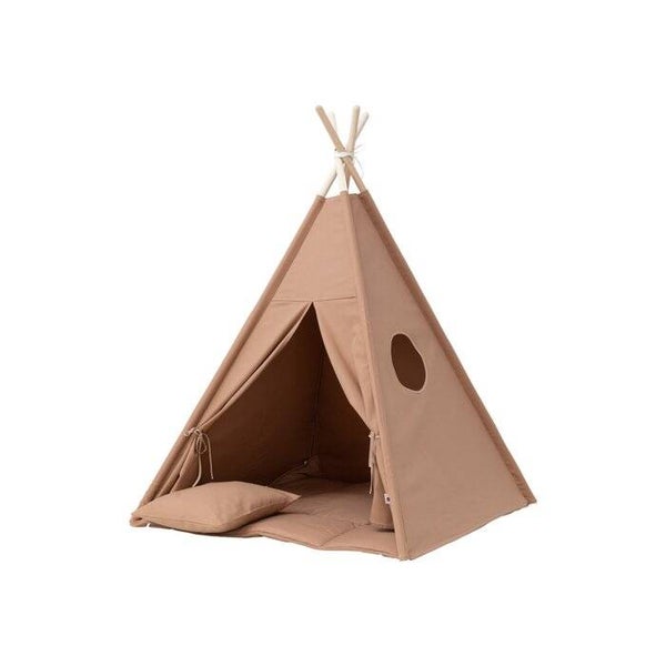 Tipi Tent - Effen warme beige tipi-set