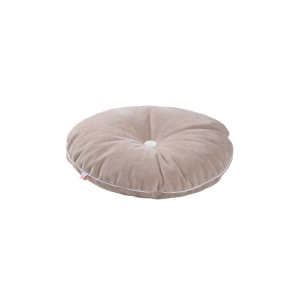Beige/Wit Knoop kussen