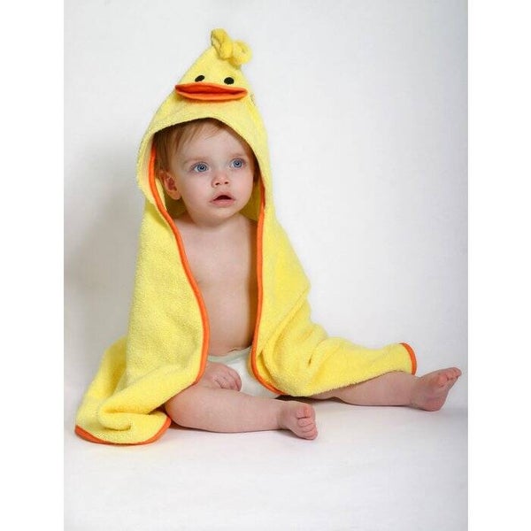 Zoocchini baby badcape - Puddles the Duck  0-18 maanden