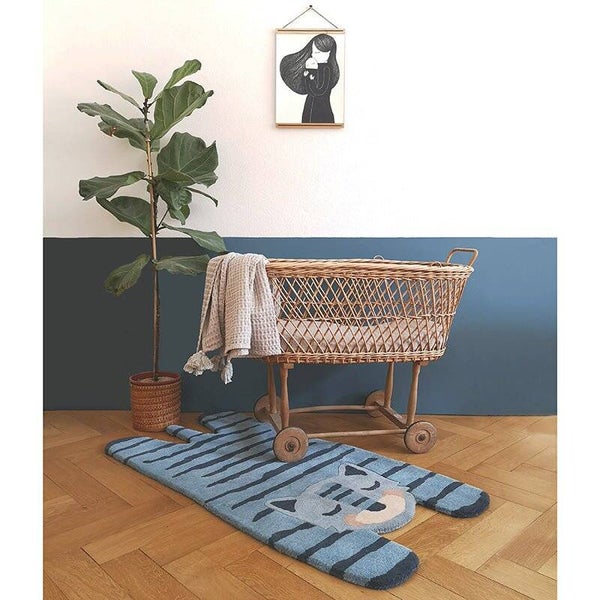 Kindertapijt tijger BLUE TIGGER