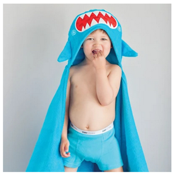 Zoocchini kids badcape - Sherman the Shark 2+