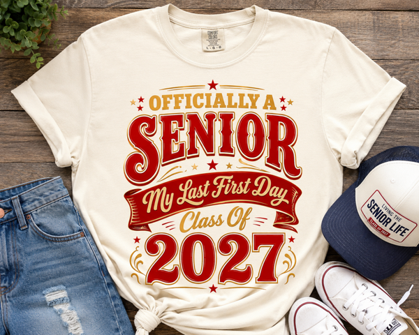Officially a senior