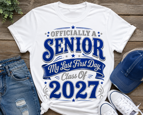 Officially a senior ble and silver