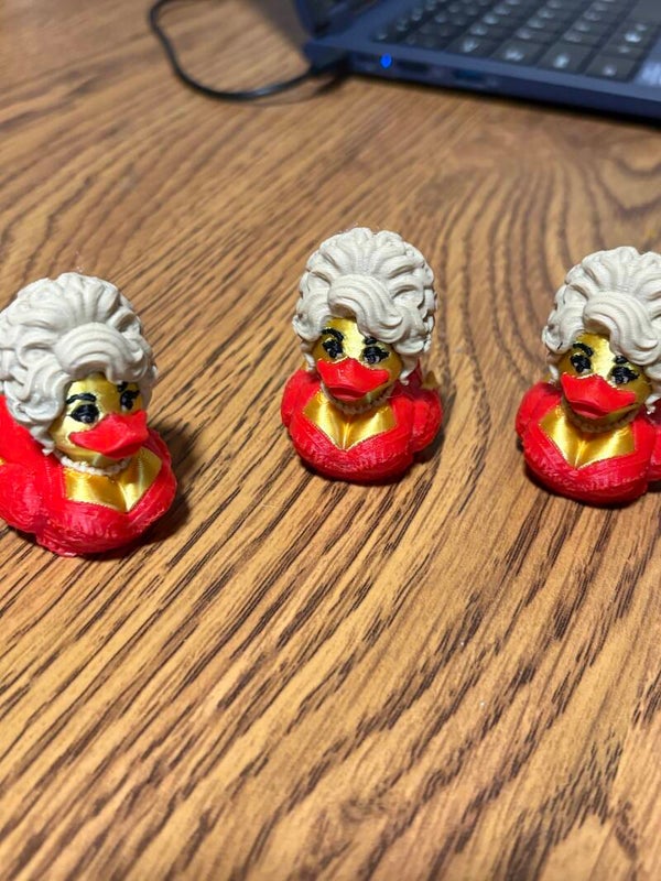Mini dolly duck