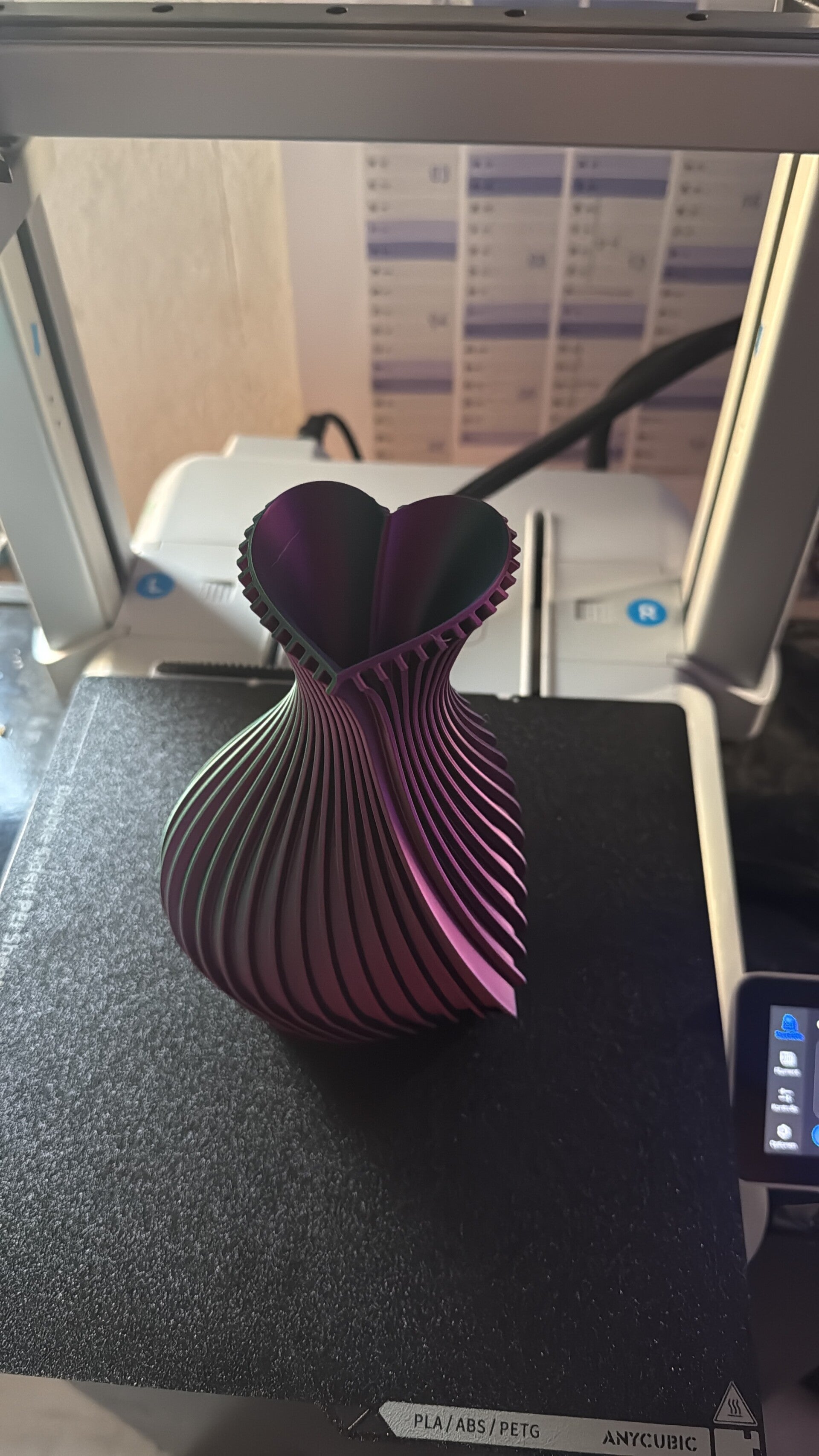 3-D Vase, Herzform