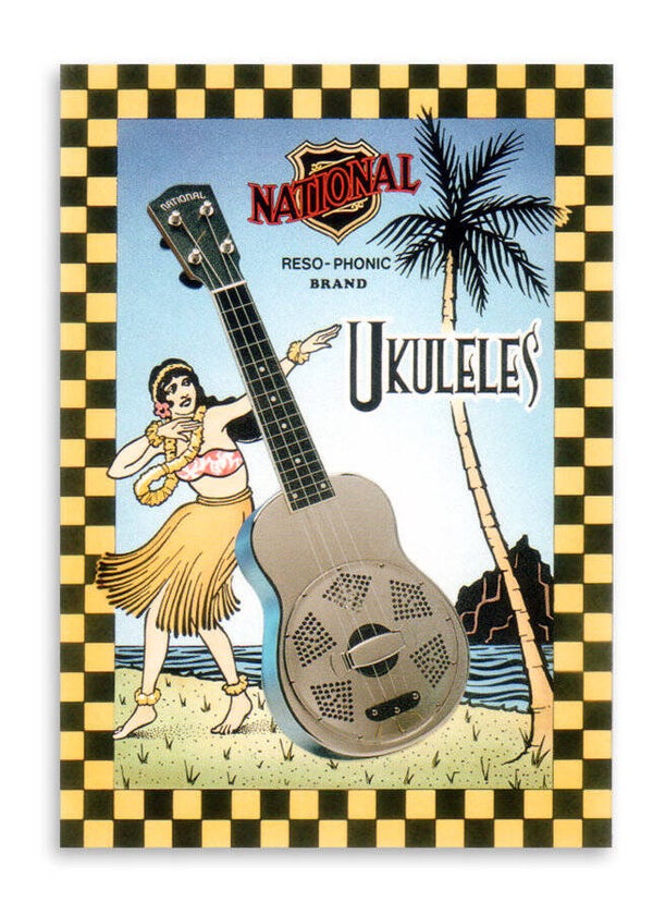 Ukulele Postcard