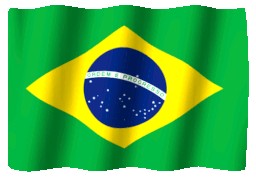braziliaanse vlag wapperend op braziliaanse sambaklanken