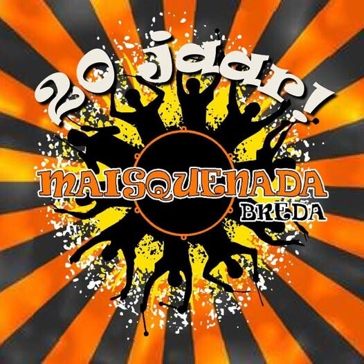 Feest logo Maisquenada sambaband 20 jaar!