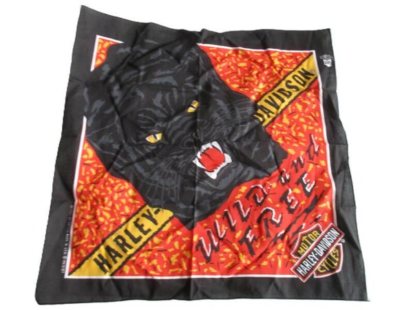 HARLEY DAVIDSON BANDANA BLACK PANTHER