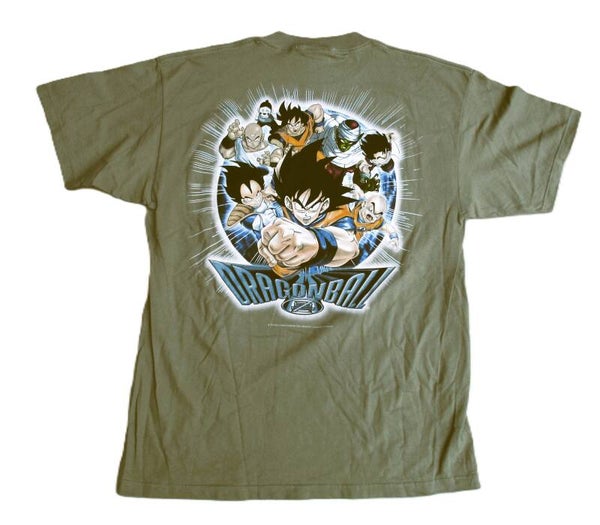 DRAGON BALL Z VINTAGE T-SHIRT 'ALL TOGETHER'  X-LARGE